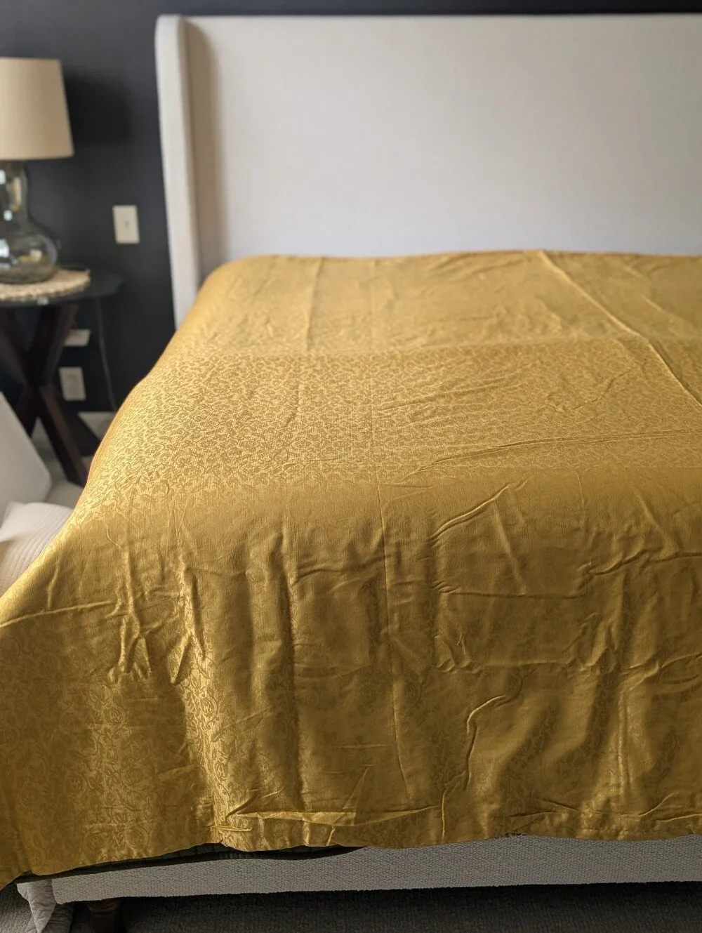 TOMMY HILFIGER King Size Damask/Jacquard Duvet Cover